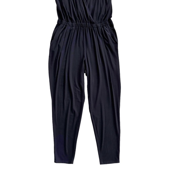 Eileen Fisher The Fisher Project Sleeveless Jersey Jumpsuit in Black M - Picture 7 of 9
